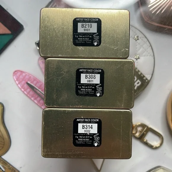 Make up for ever MUFE artist face color blush b314 b308 b210 peachy pinks